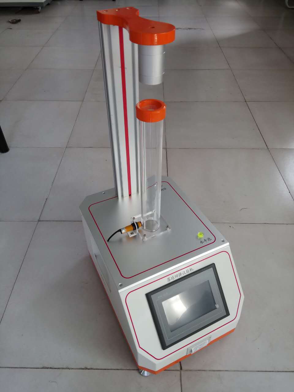 Use and precautions for the ball rebound tester