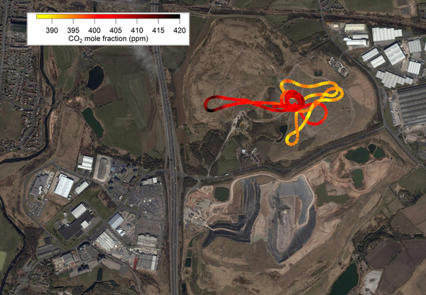 UAV system development test for measuring landfills
