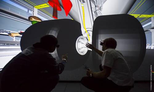 VR Virtual Aviation Teaching and Training System
