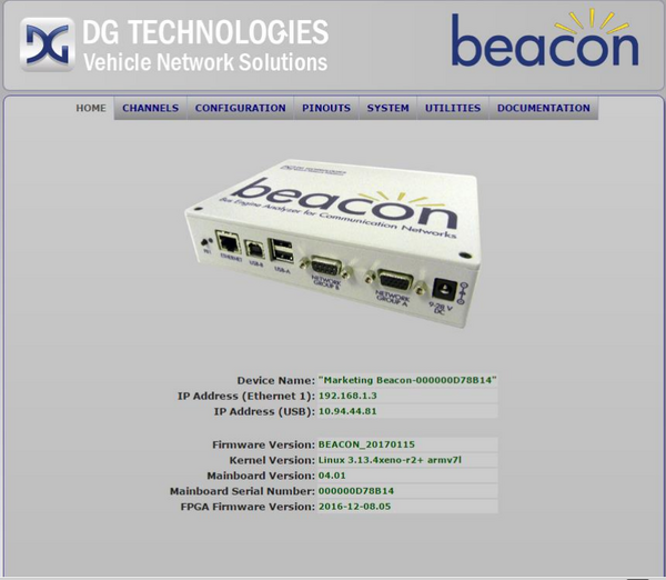 How to realize the connection between BEACON and PC?