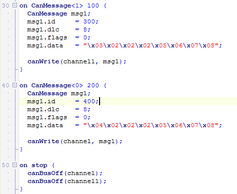 T-Script Programming of Kvaser CAN Card Based on CAN Recorder