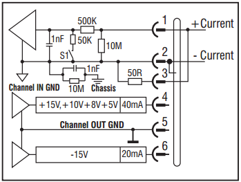 Input cable 670-807 (analog module) and sensor wiring