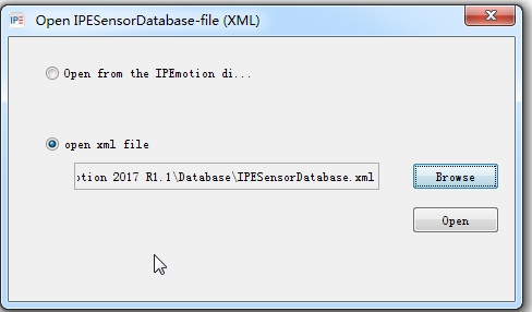 Sensor database for IPEmotion applications