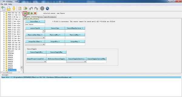 Sensor database for IPEmotion applications