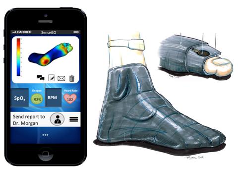 [New] SenseGO: intelligent electronic socks that protect the feet of diabetic patients