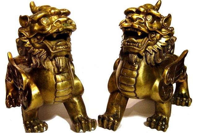 Bronze carving