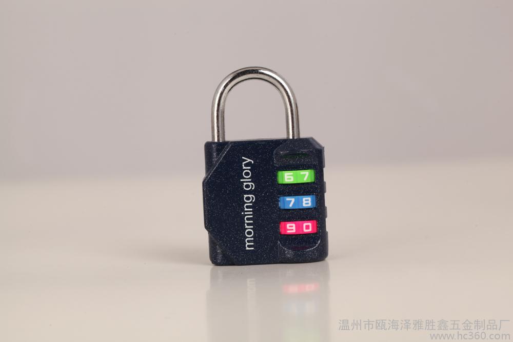 Spot Reinforced small suitcase password padlock Customs password padlock 8023-45