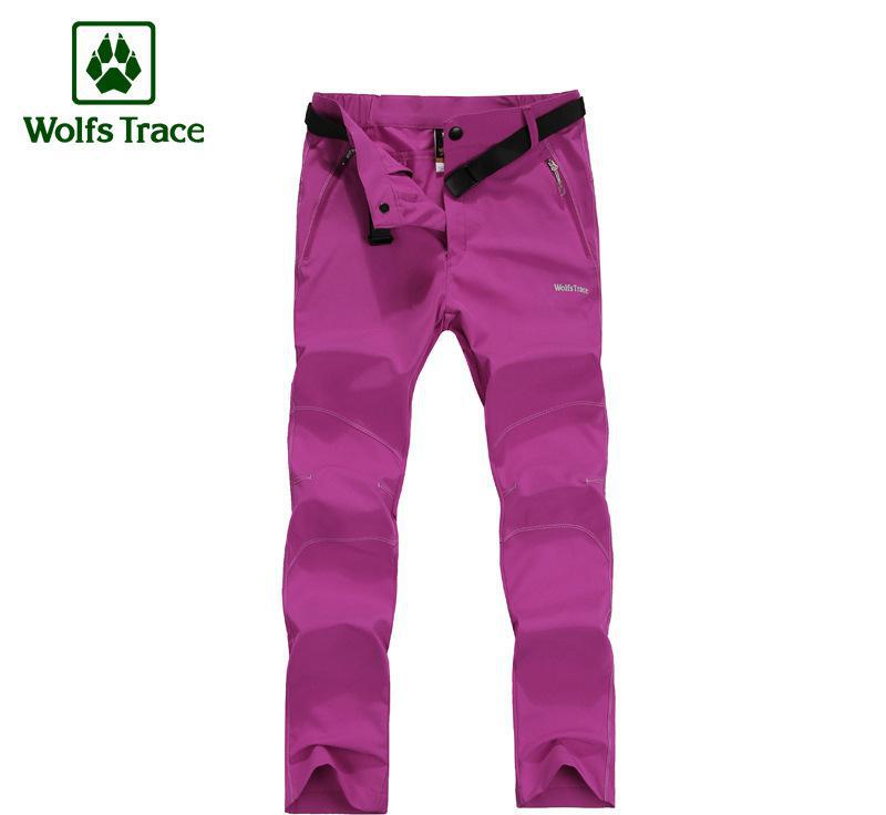 Wolf track men and women stretch pants quick-drying breathable quick-drying pants outdoor couple outdoor color pants quick-drying pants