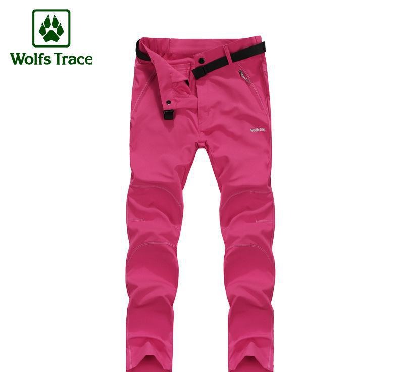 Wolf track men and women stretch pants quick-drying breathable quick-drying pants outdoor couple outdoor color pants quick-drying pants