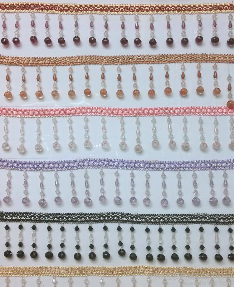 Curtain lace wholesale, curtain beads lace manufacturers, tapestry lace and other lace accessories qz02