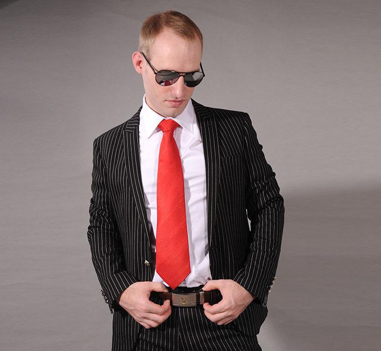Best-selling men's clothing Striped fashion men's wedding suit men Urban Korean version of a buckle Slim classic suit