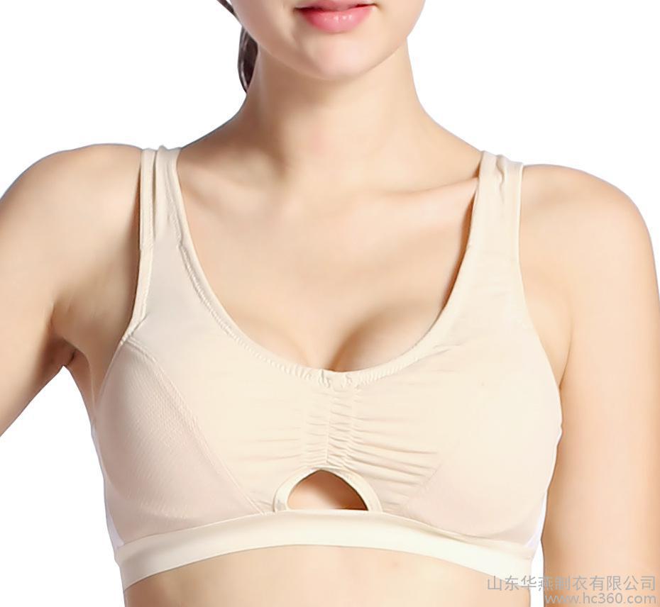 Foreign trade original list moisture absorption and quick drying no steel ring sports sleep bra underwear manufacturer