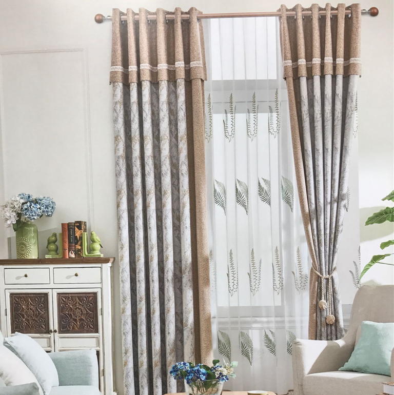 3-4 modern simple European style finished curtains