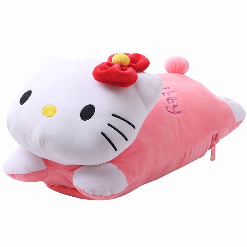 Water and electricity separation hot water bottle Huitong factory direct sales charging explosion-proof warm baby electric heating treasure has been injected water plush hand warmers explosion-proof electric treasure 309 jingle cat