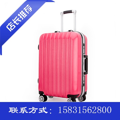 Fashion suitcase vertical stripes multicolor