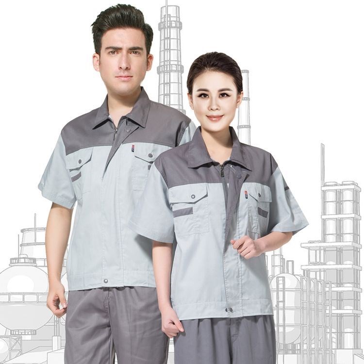 Qingdao anti-static overalls | Huangdao work clothes custom | electric summer anti-static tooling functional clothing