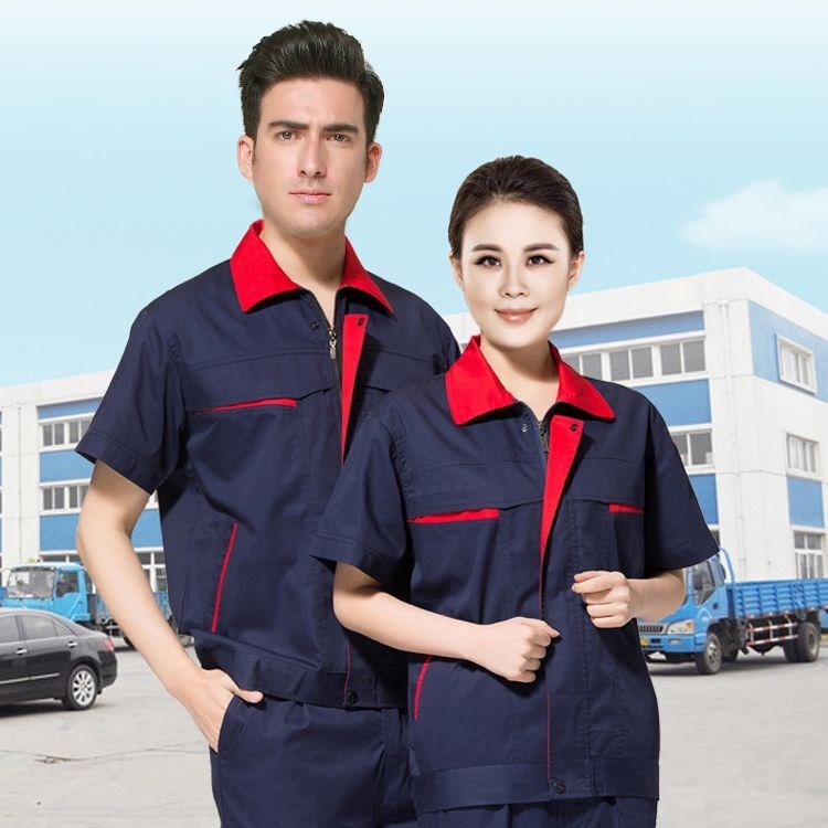 Qingdao anti-static overalls | Huangdao work clothes custom | electric summer anti-static tooling functional clothing