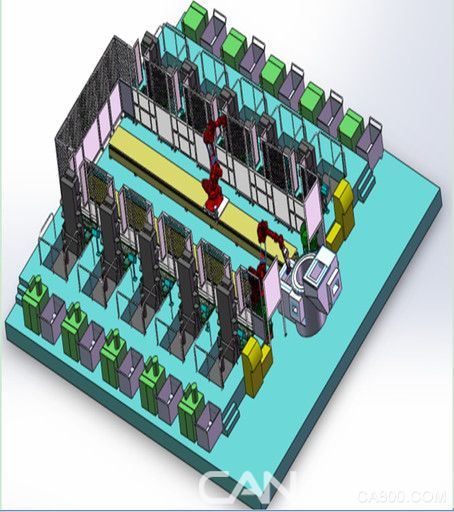 Industrial robot casting