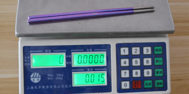 pauzinhos de titânio titanium chopsticks