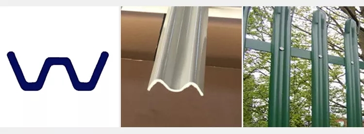 Pales-"W" section Zinc Steel Fence Pales-"W" section Zinc Steel Fence