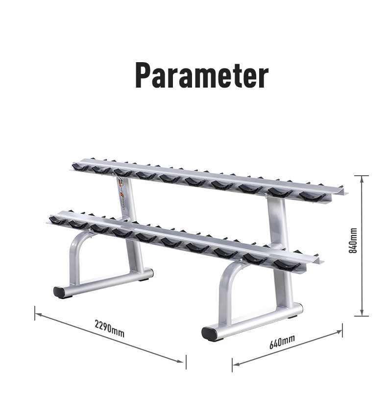 Two Layer dumbbell rack
