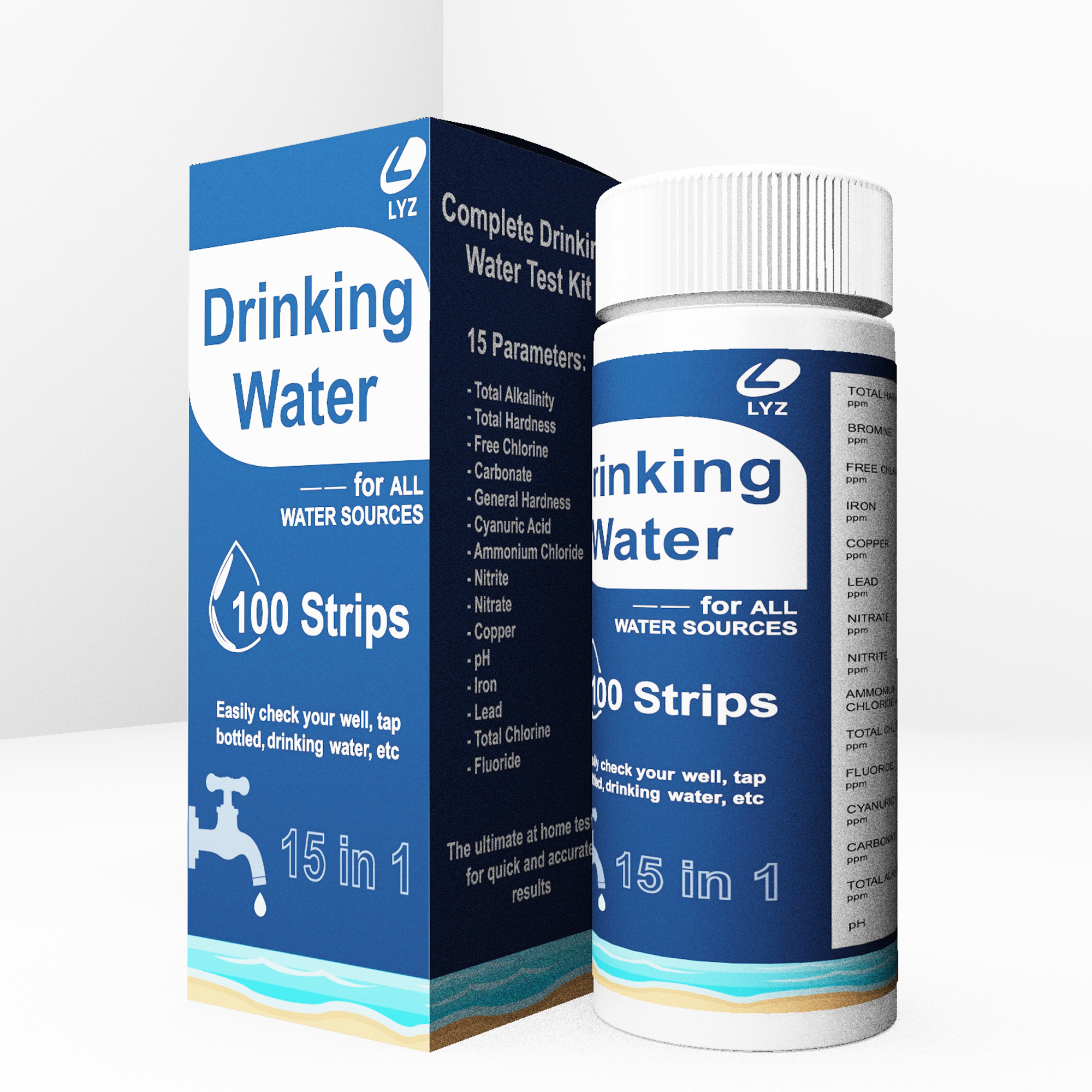 Wasserteststreifen water test strips