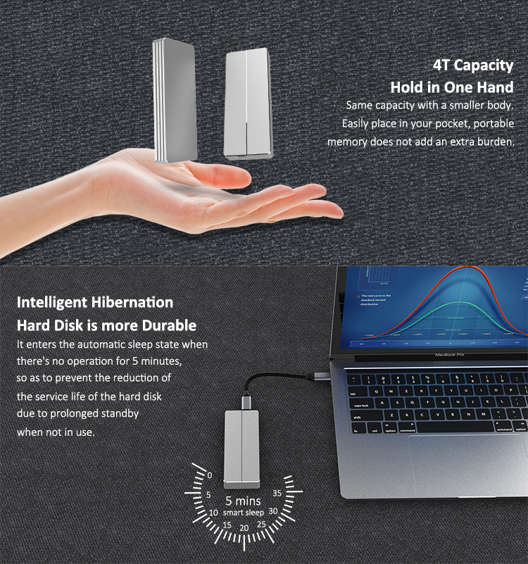 Thunderbolt 3 40Gbps NVME SSD Enclosure Thunderbolt 3 40Gbps NVME SSD Enclosure