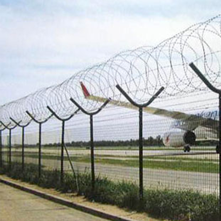 Powder Coated Security Welded Airport Fence Powder Coated Security Welded Airport Fence