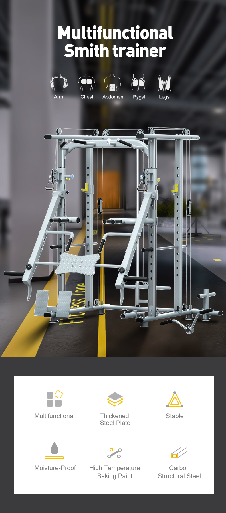 Squat Rack Smith Machine 01