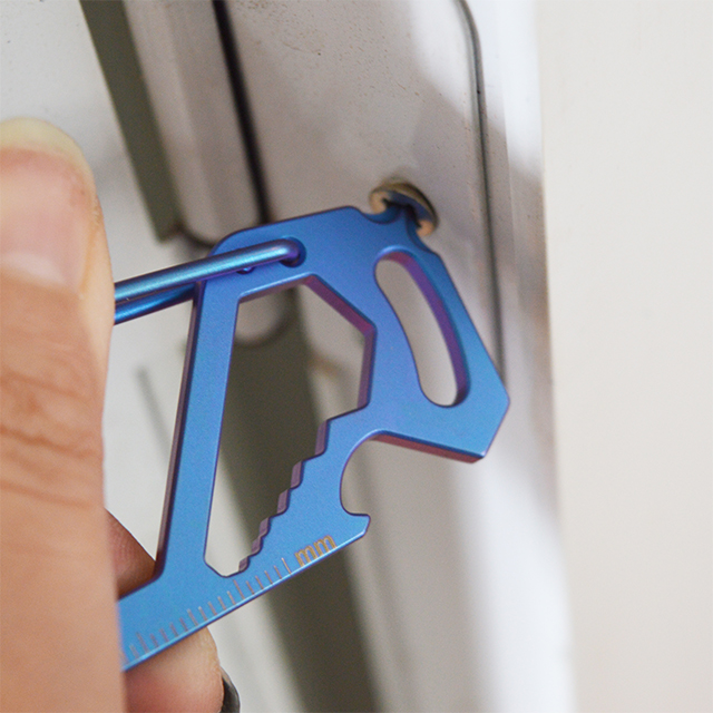 mosquetón de titanio titanium carabiner