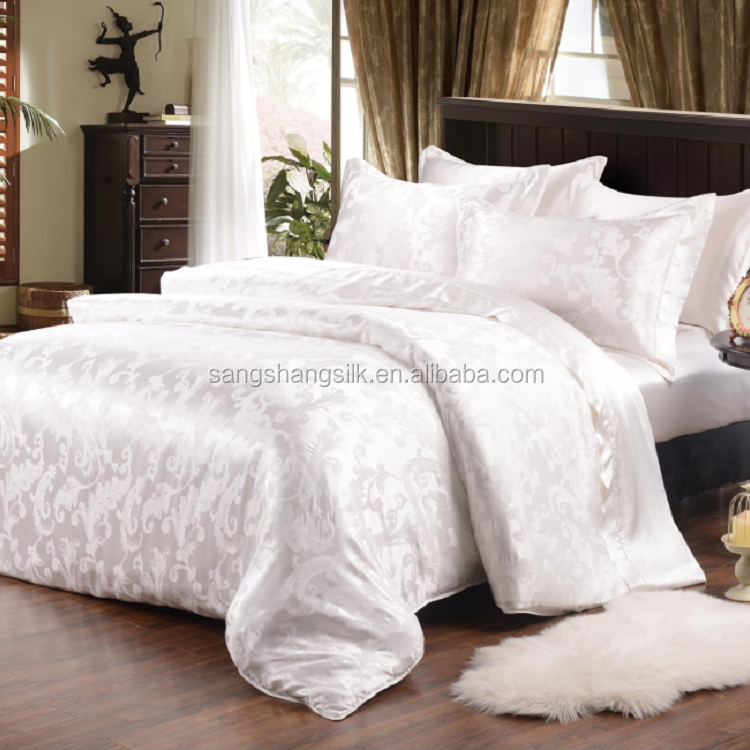 Jacquard-Bettwäsche-Set aus gewebter Seide Jacquard Woven Silk Bedding Set