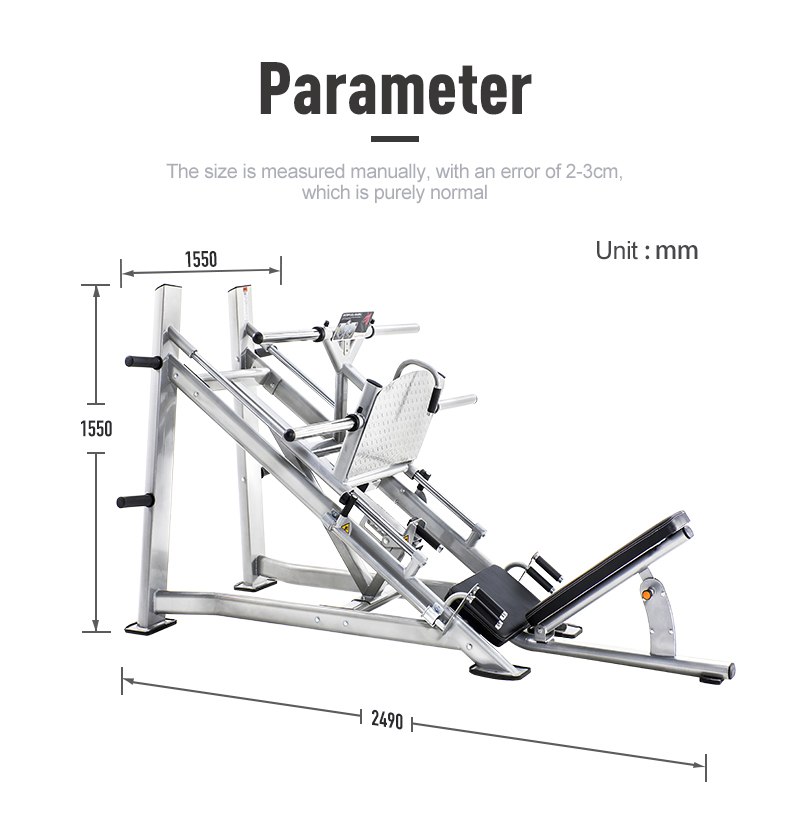 45-degree Inverted Pedal Machine