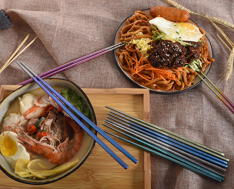 pauzinhos de titânio titanium chopsticks