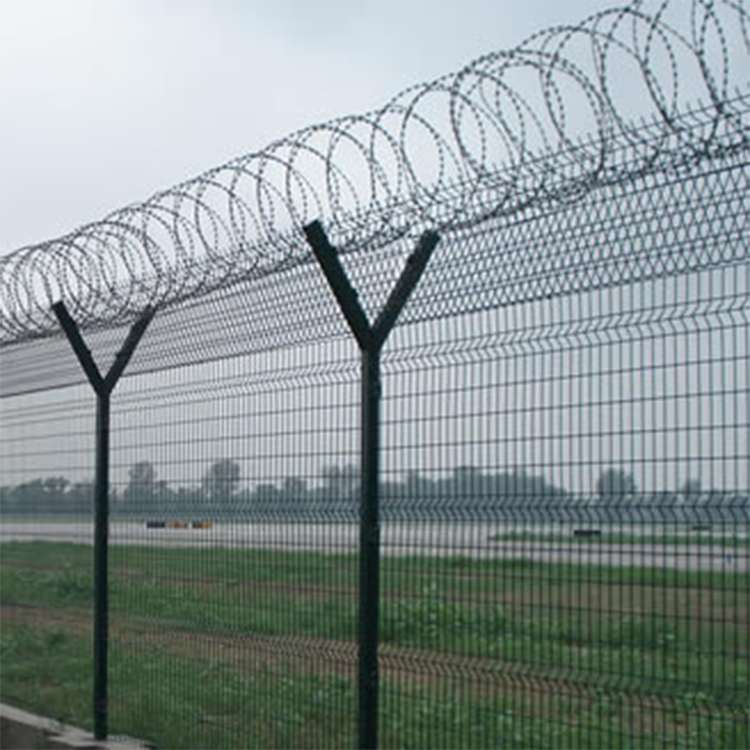 Powder Coated Security Welded Airport Fence Powder Coated Security Welded Airport Fence
