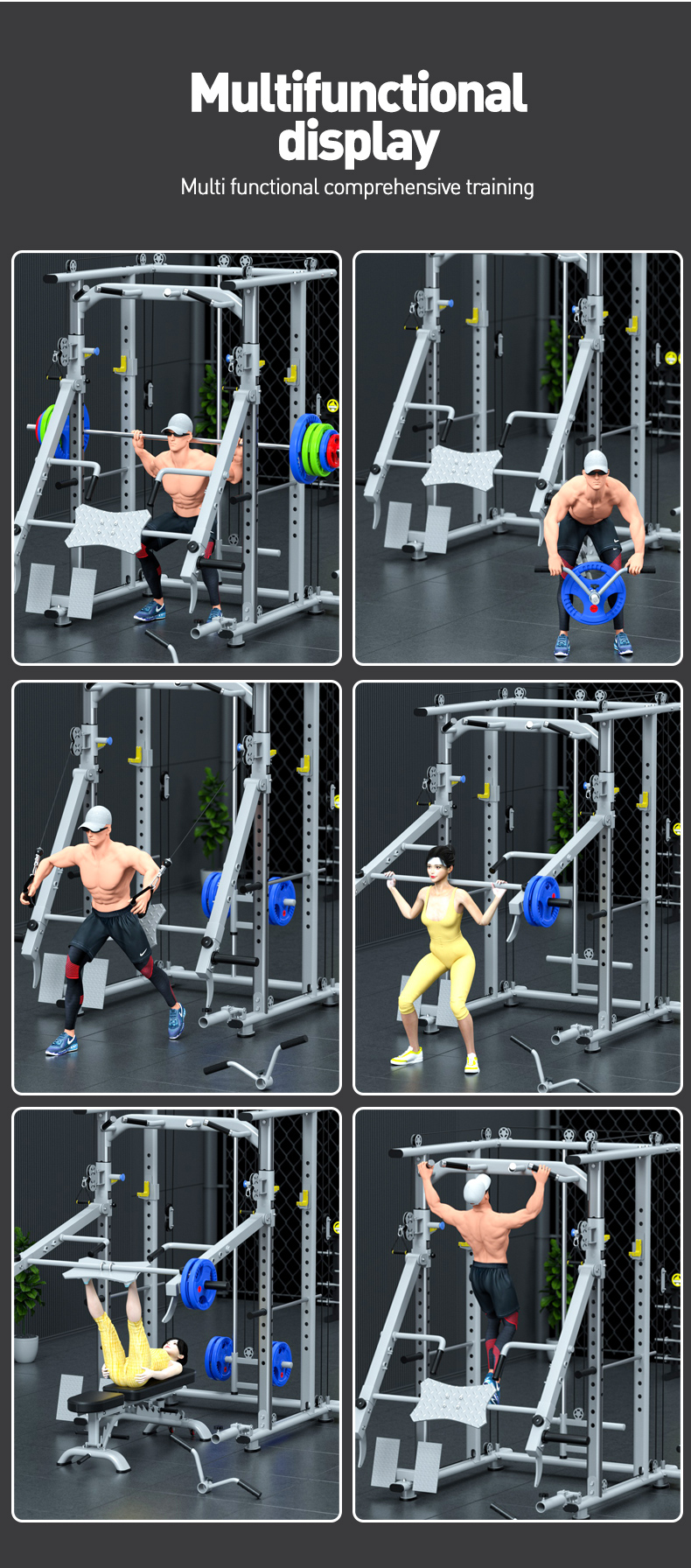 Squat Rack Smith Machine 03