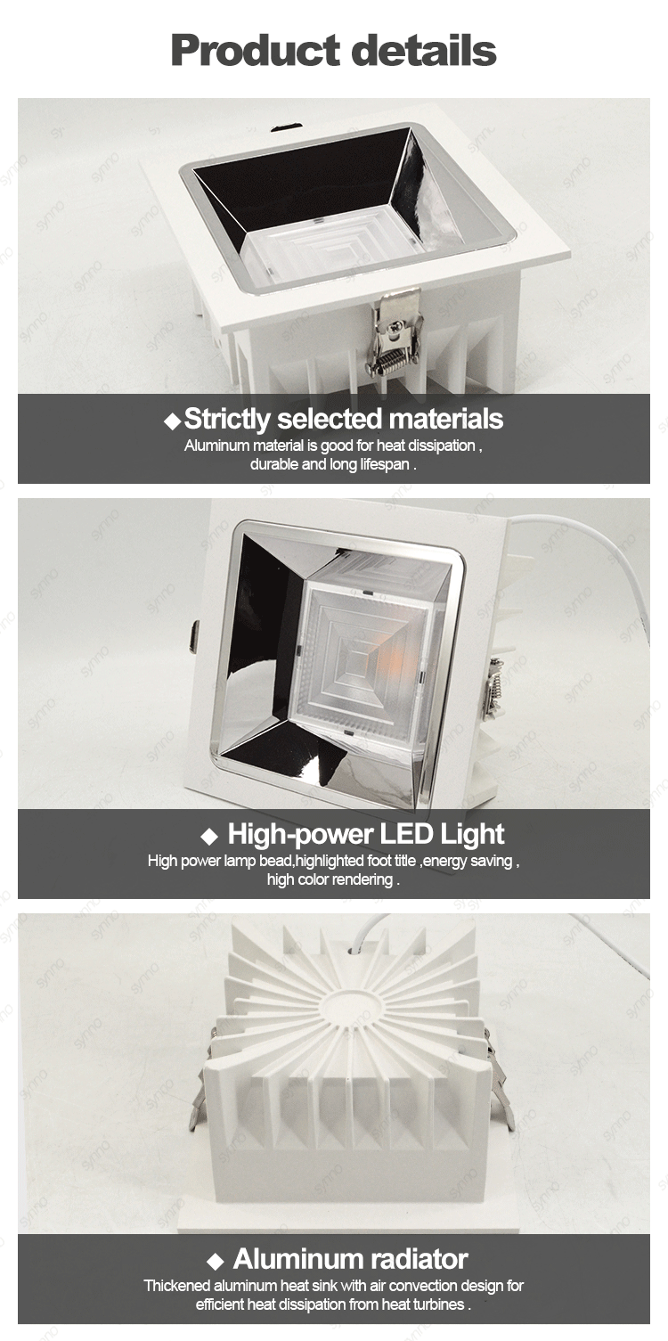 Round Square Led Downlight Round Square Led Downlight