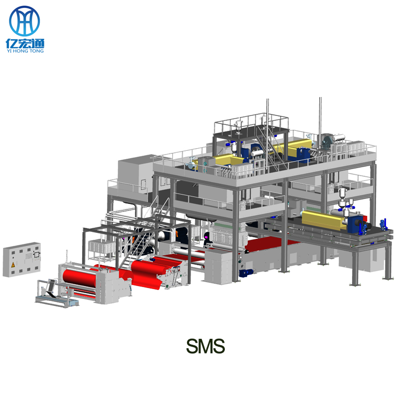 Máquina de tela no tejida SMS de alta velocidad High Speed Sms Nonwoven Fabric Machine