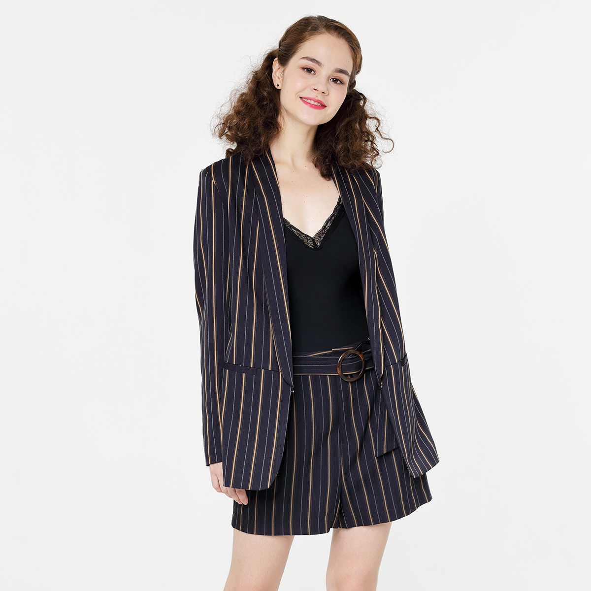 Gestreifter Damen Anzug Blazer Stripe women's suit blazer