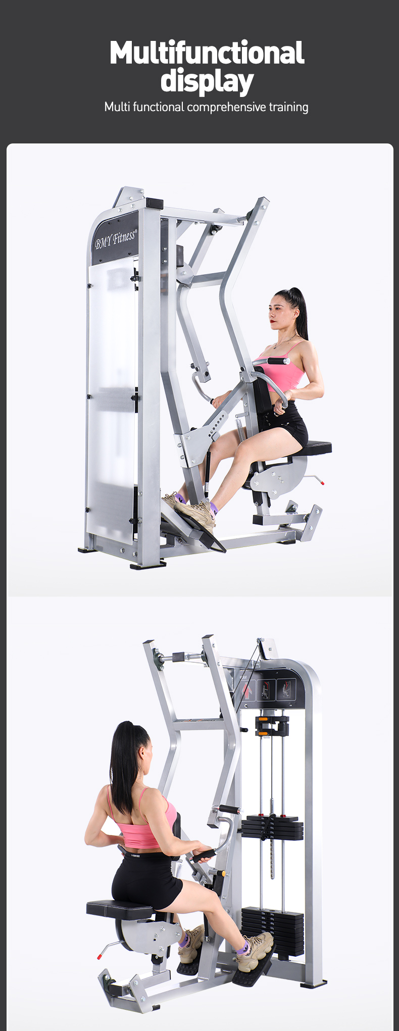 Lateral row Bodybuilding Gym Equipment 608 02