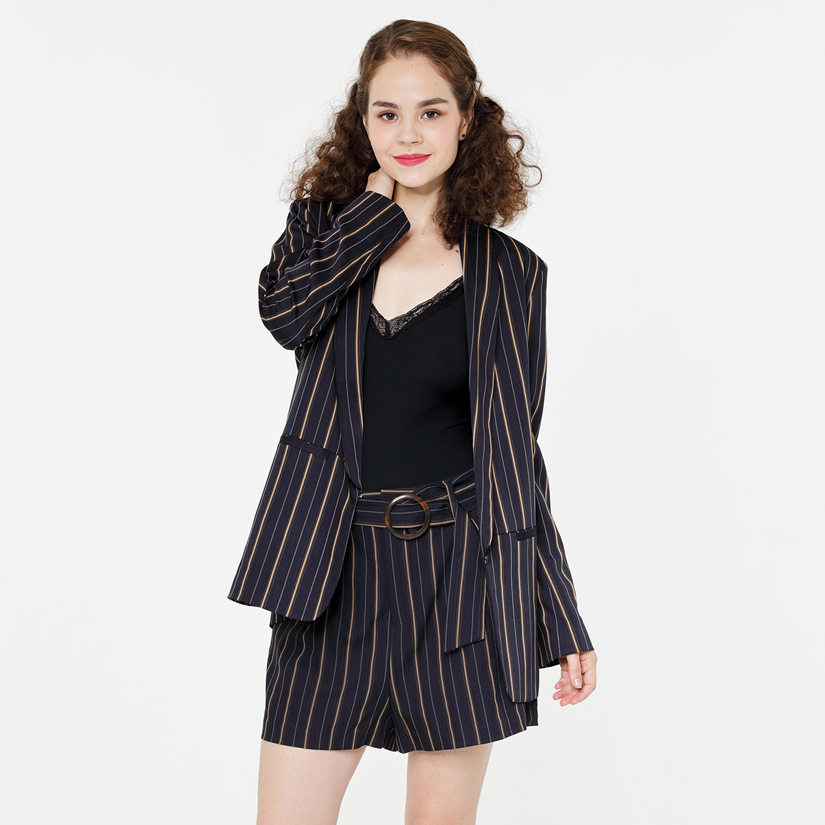 Gestreifter Damen Anzug Blazer Stripe women's suit blazer