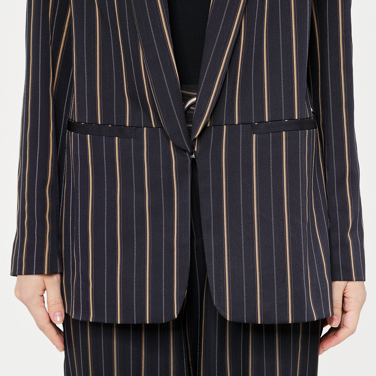 Gestreifter Damen Anzug Blazer Stripe women's suit blazer