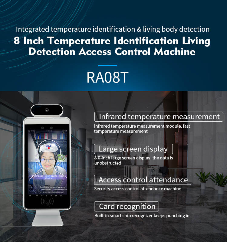 RA08T facial temperature access control RA08T facial temperature access control