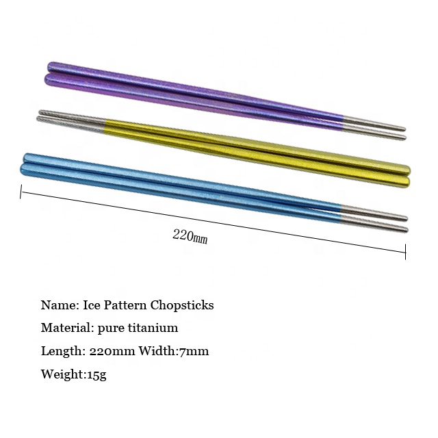 pauzinhos de titânio titanium chopsticks