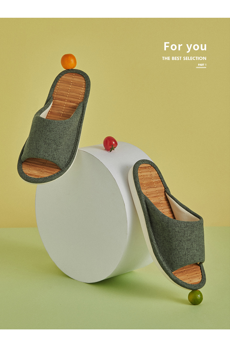 Unisex Summer Linen Bamboo Mat Sandals And Slippers Unisex Summer Linen Bamboo Mat Sandals And Slippers