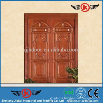 Jiekai Hot Selling Solid Wood Exterior Door Solid Wood Arch Door