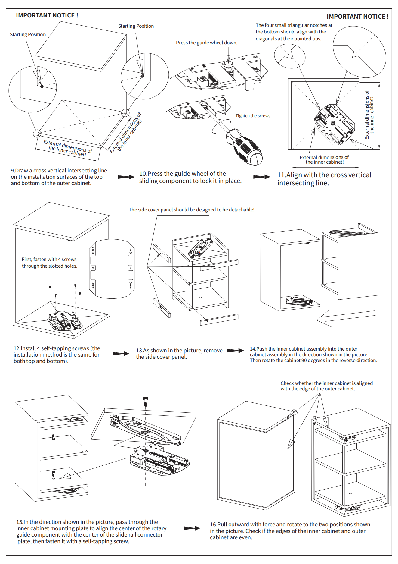 360° degree Rotating Cabinet System-4 360° degree Rotating Cabinet System-4