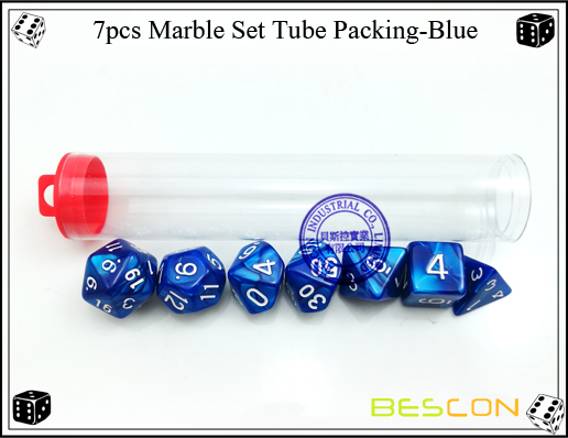 7pcs Marble Set Tube Packing-Blue2 7pcs Marble Set Tube Packing-Blue2