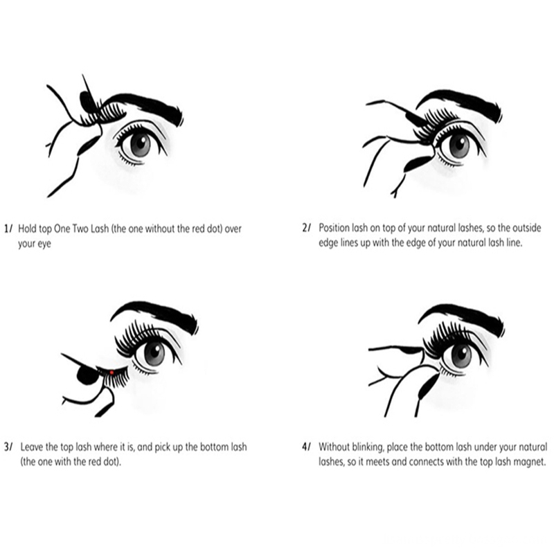 how to wear magnetic lashes