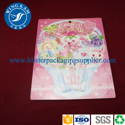 Slider blister packaging, plastic blister packaging