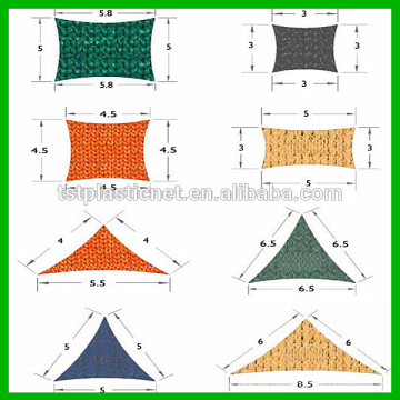 China Dreieck Sun Shade Sail Terrasse Garten Yard Outdoor Shade Segel Outdoor Garten Schatten Segel Outdoor Sonnensegel Hersteller